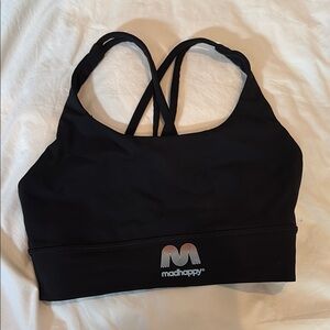 Madhappy/lululemon Black Sports Bra